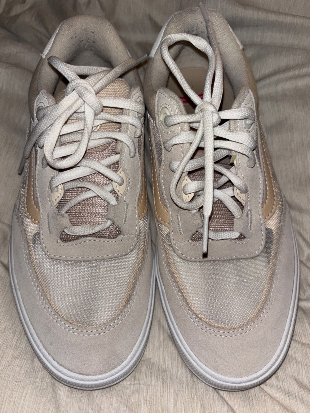Vans Wayvee Athletic Sneakers in Light Beige and Cream Men’s 6.5/Women’s 8